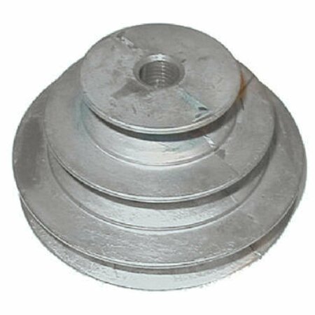 CHICAGO DIE CASTING 1/2 In. 3-Step Cone Pulley 146-5